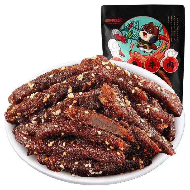 蜀香牛肉100g*1袋香辣味牛肉干解馋小吃办公室即食追剧零食