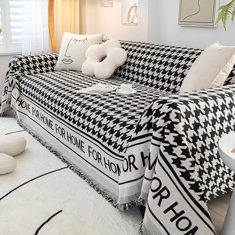 邓肯沙发盖布巾2024新款双面防猫抓沙发坐垫子轻奢全包万能四季通