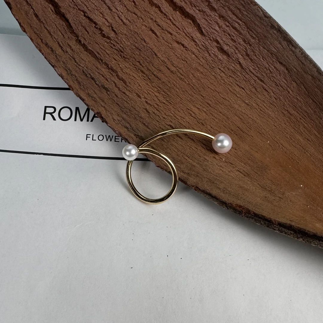 海水akoya戒指设计