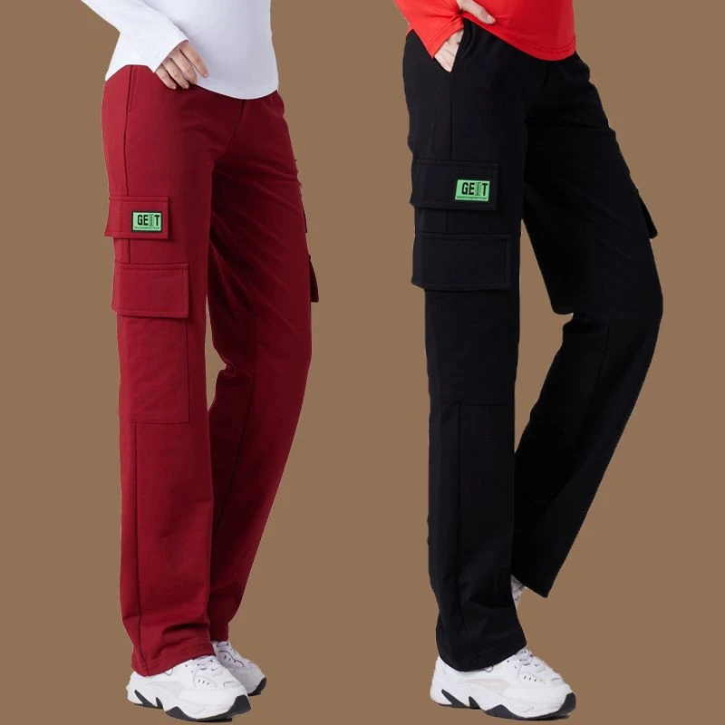 秋季杨丽萍广场舞服装新款户外团体健身操演出舞蹈服曳步舞工装裤