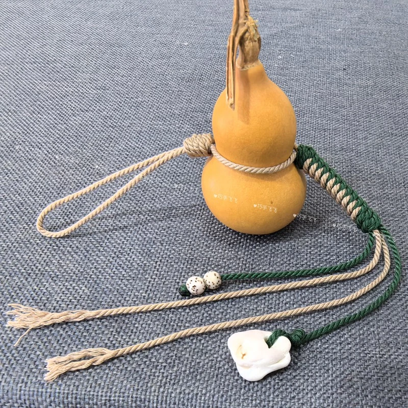 葫芦腰绳手捻葫芦车挂葫芦包包钥匙挂件绳diy手工葫芦腰绳 摆件绳