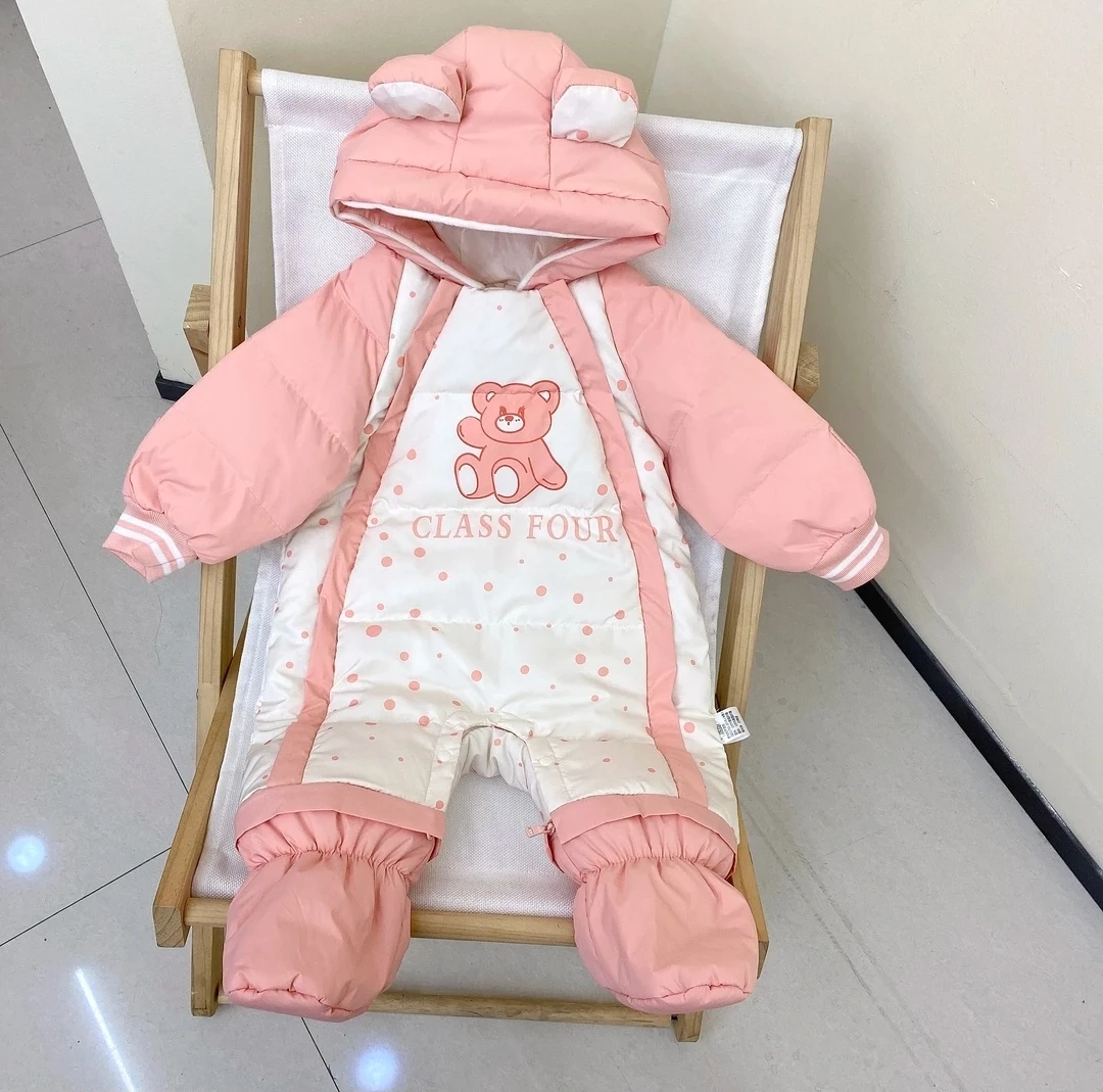 直播间扣号链接下单备注编码婴幼儿连体羽绒服外套加厚