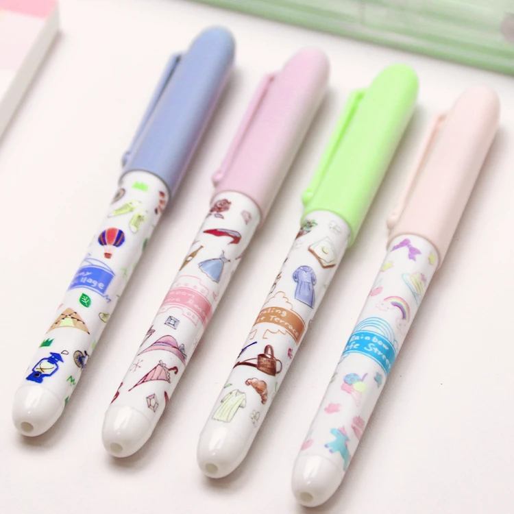 nakabayashi仲林河马岛直液式钢笔一次性小学生练字专用三年级