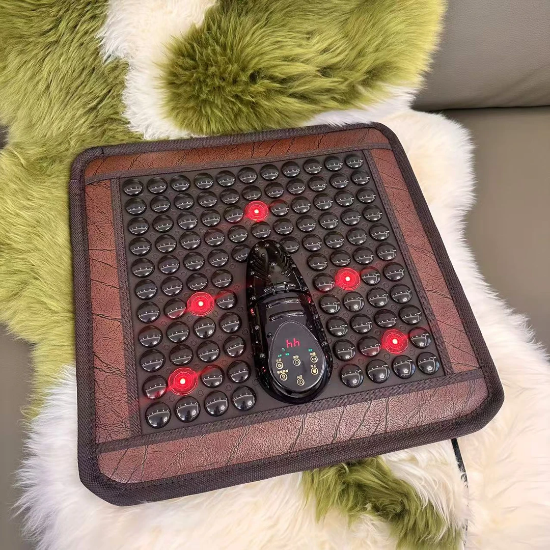 托玛琳加热坐垫光子震动坐垫远红外一座一靠加热垫