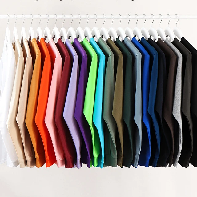 凡客重磅全棉圆领长袖T恤 男女同款