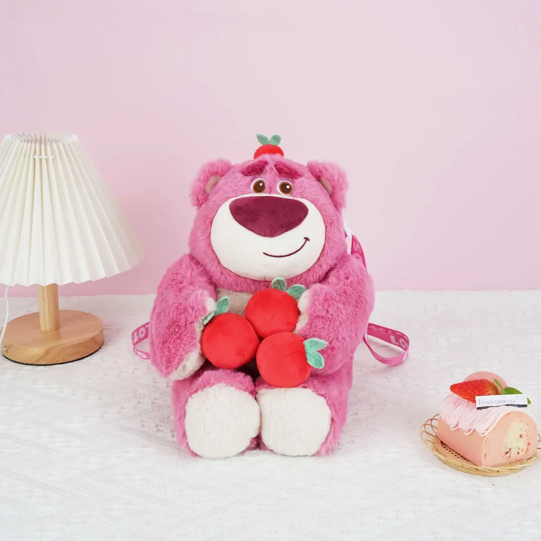 【双11】迪士尼草莓熊草莓香味毛绒玩具草莓熊公仔可爱睡觉抱枕