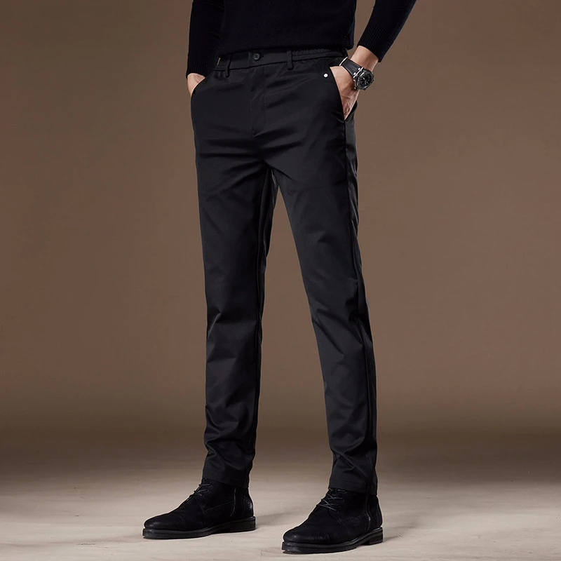 【孤品裤子】男士商务休闲牛仔裤Y