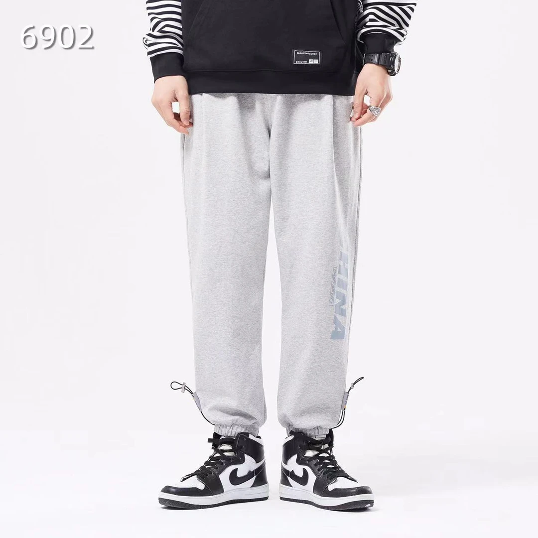 【特价清货】重磅春夏款 抽绳束腿卫裤 男女同款6902