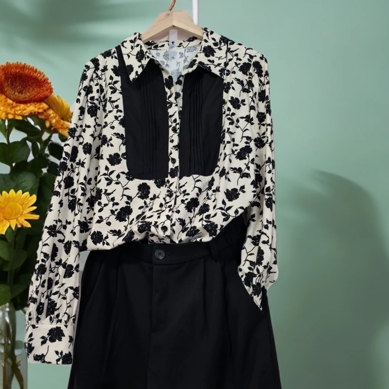 黑玫瑰时尚气质衬衣