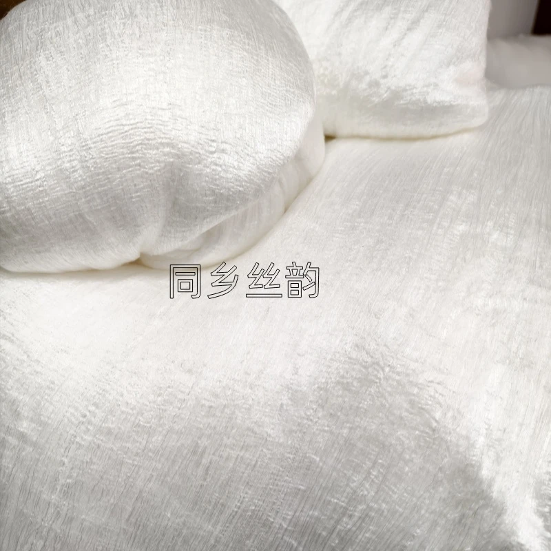 同乡丝韵现代工艺桐乡桑蚕丝特级春双宫桑蚕丝长丝无荧光无甲醛