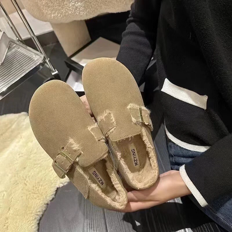 新款加棉勃肯鞋软底软面脚感舒适