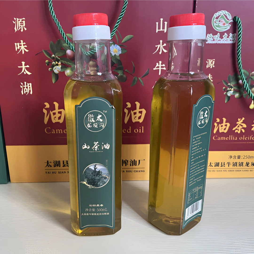 大别山茶籽油物理压榨一级纯正无添加太湖特产茶油500ml*1瓶包邮