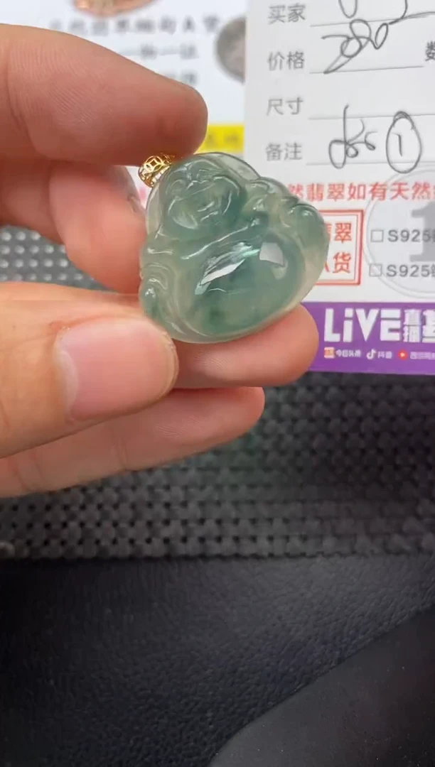 【闪购商品】翡翠颈饰18K金镶嵌1·