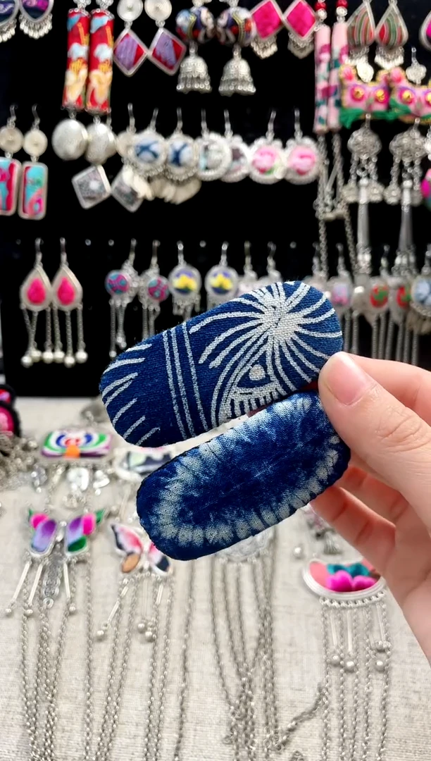 【闪购商品】织绣纯手工非遗苗银饰品