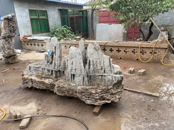 庭院景观摆件室内造景室内摆件盆景符石太行奇石