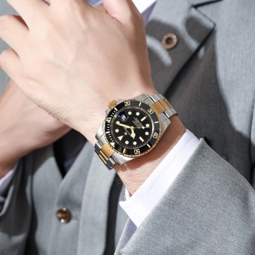 全新未使用（专柜直发）PARGA FEILLE-高端经典自动机械腕表【间金】