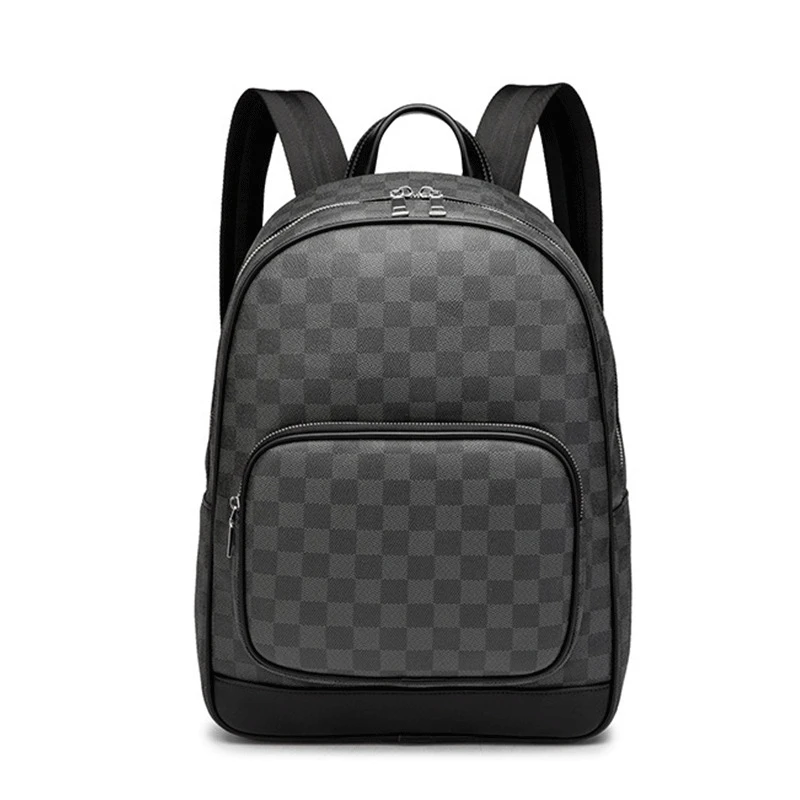 男士潮流个性电脑包包韩版双肩包百搭时尚休闲背包复古大学生书包