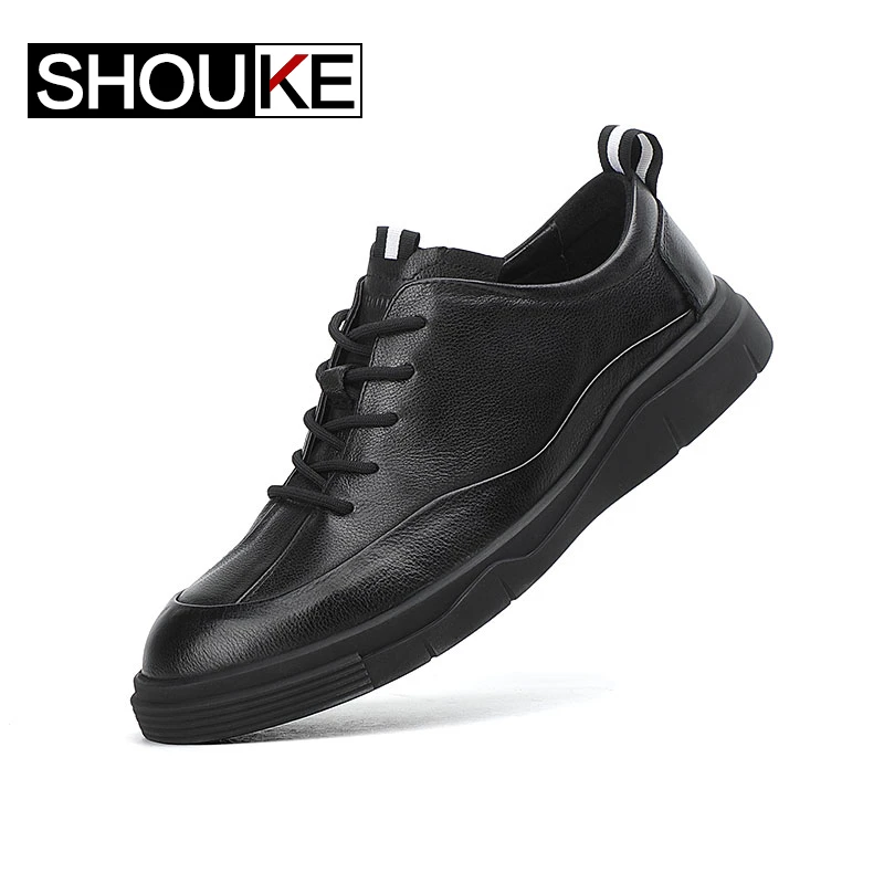 【SHOUKE/专柜正品】2022欧洲站手工休闲皮鞋舒高档定制轻奢男鞋