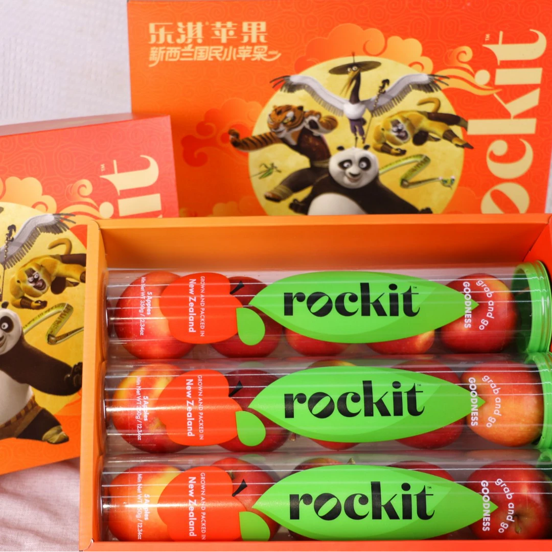 新西兰Rockit乐淇苹果美味小巧火箭筒进口礼盒装顺丰包邮中秋送礼