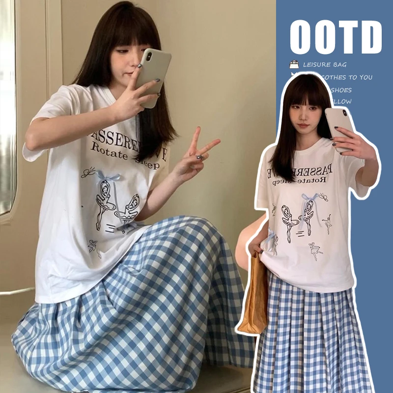 孕妇半身裙夏季新款网红时尚简约小众薄款韩版显瘦百搭孕妇百褶裙