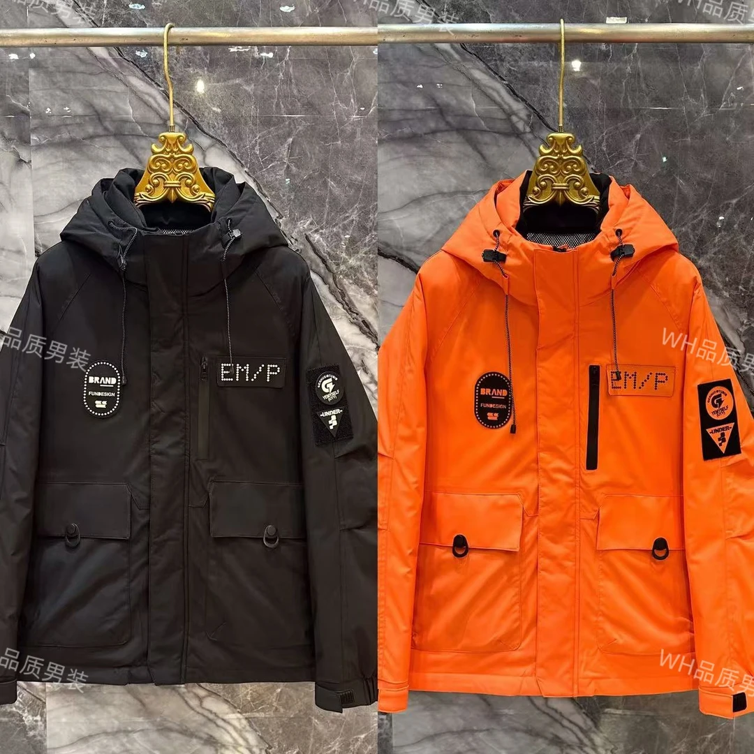 PDW-【Y】冬季情侣款加厚工装风冲锋衣保暖外套8827