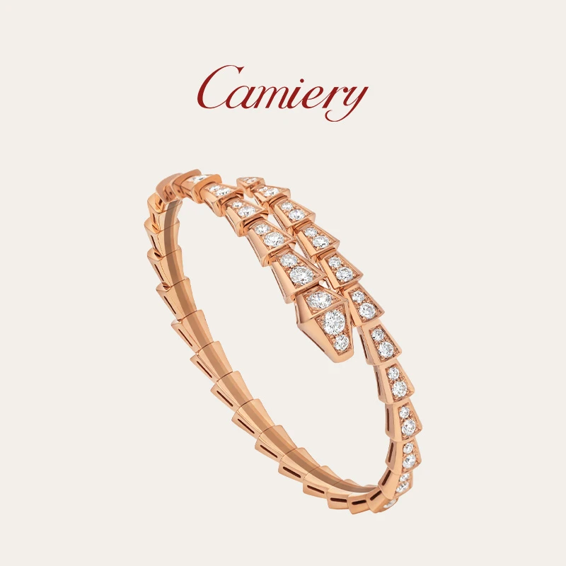 CAMIERY轻奢时尚蛇骨手镯气质百搭