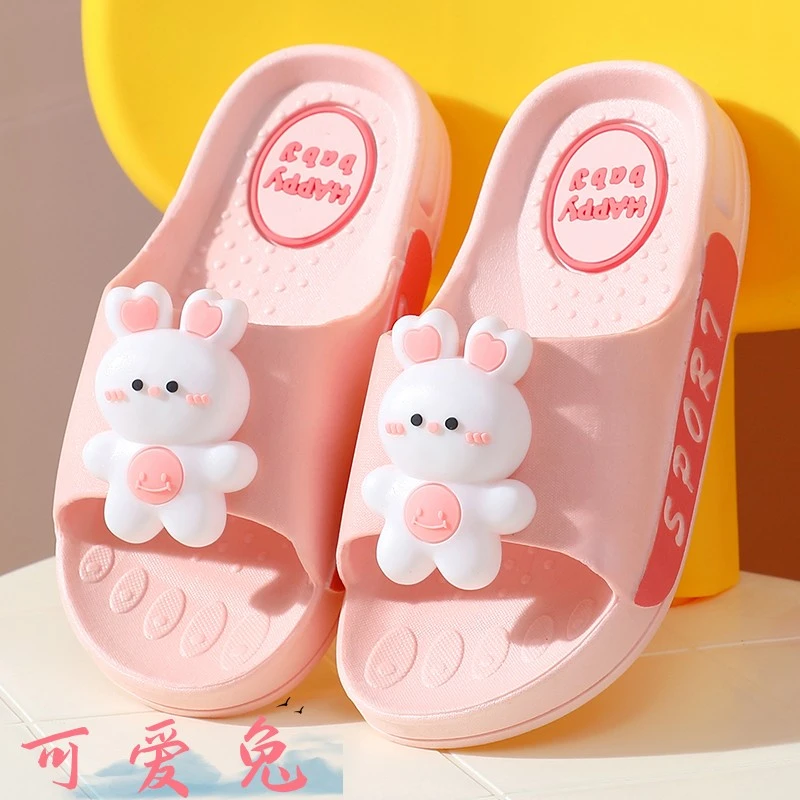 夏季新款男女童男童6-12岁拖鞋外穿软底休闲舒适卡通儿童拖鞋