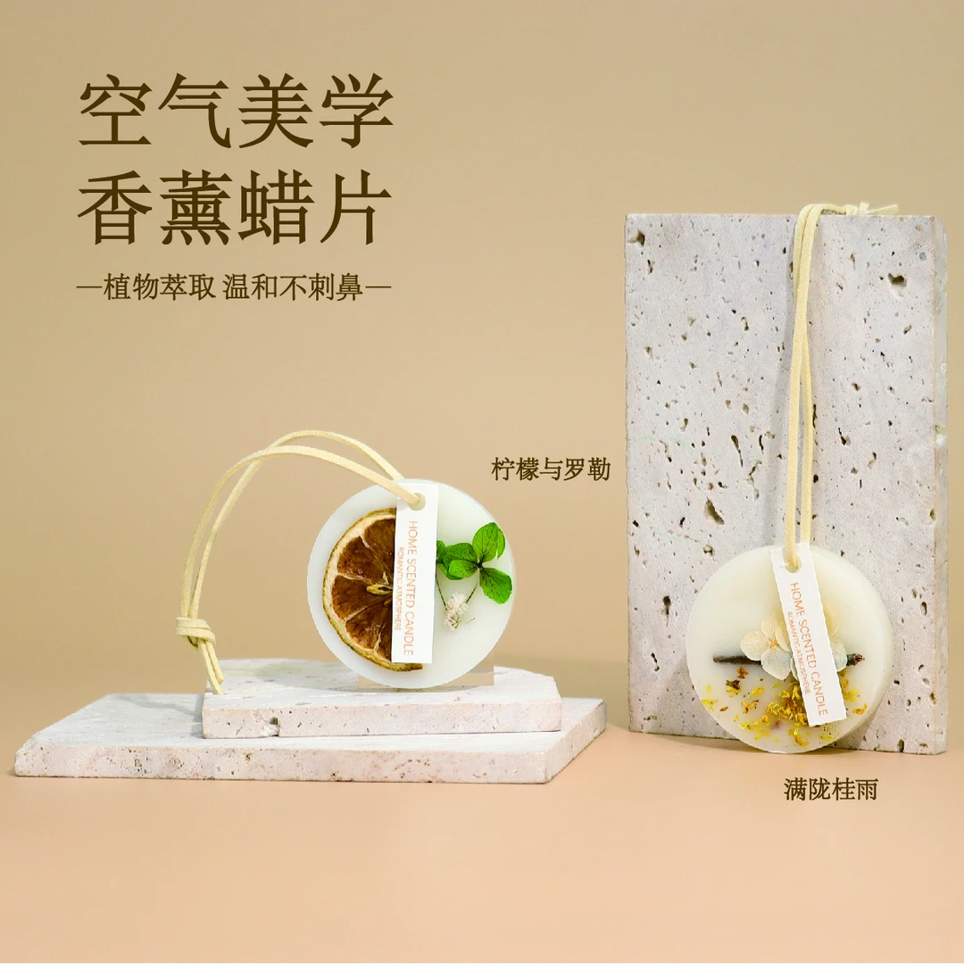 晓茉昕衣柜香薰蜡片留香室内超香卧室檀沉香厕所除臭车载挂片