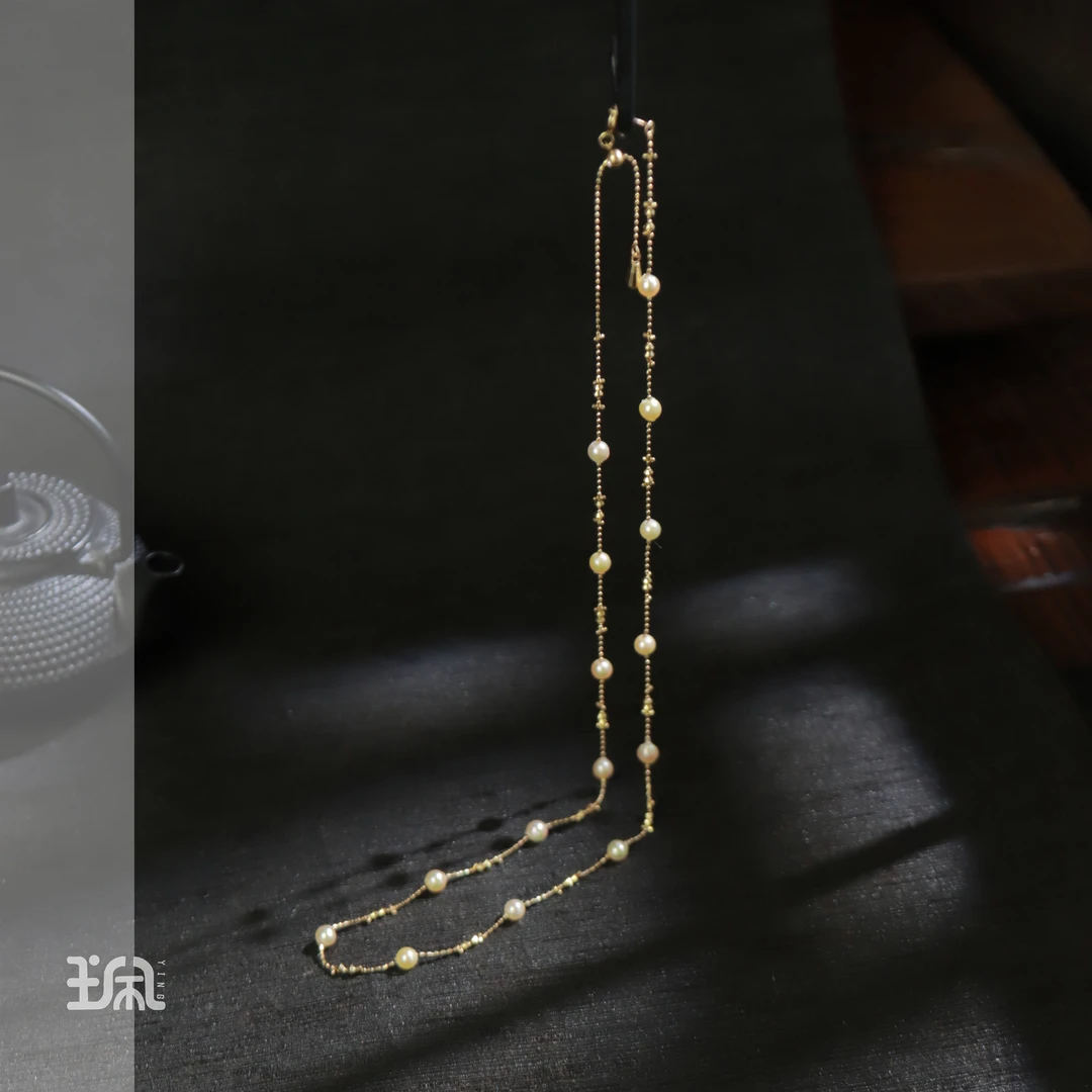 白木|海水珍珠*项链*18K金镶嵌QB23103071多样性发其一