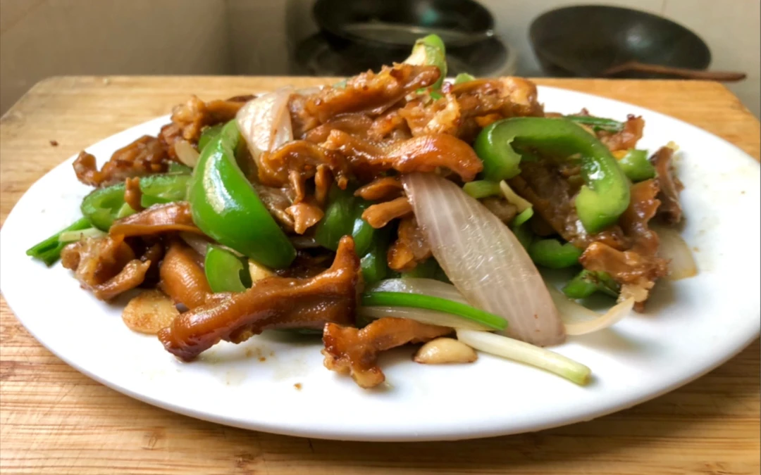 尖椒炒无骨鸭脚