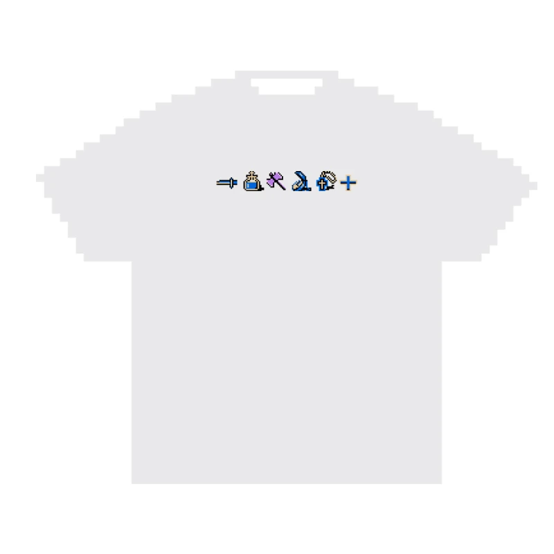 游戏恶魔城合集重磅印花T恤童年记忆游戏主题短袖宽松大码高街t恤