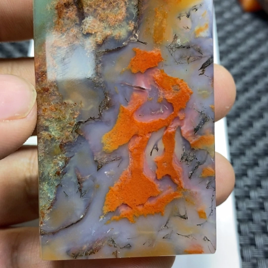 【闪购商品】玛瑙/玉髓吊坠(不含链)未镶嵌一*灰