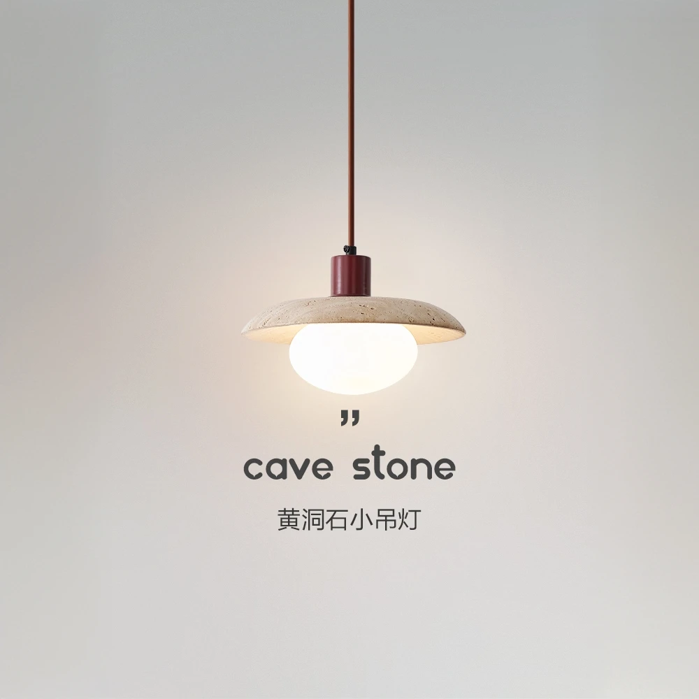 侘寂风卧室床头吊灯日式侘寂风创意个性民宿复古中古餐厅吧台吊灯