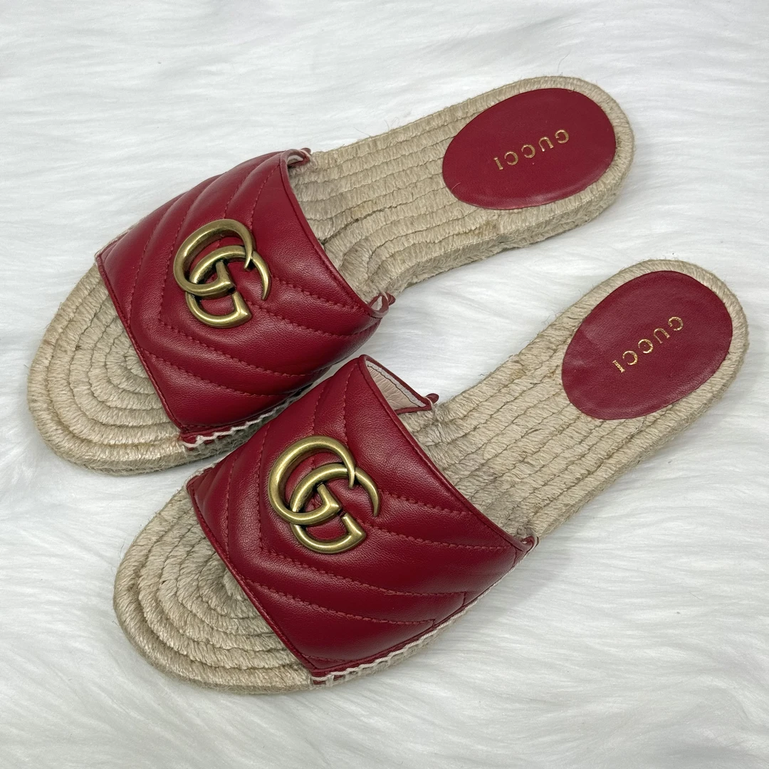 未使用 GUCCI/古驰 渔夫凉拖 34-38.5码 准新未使用 rys14