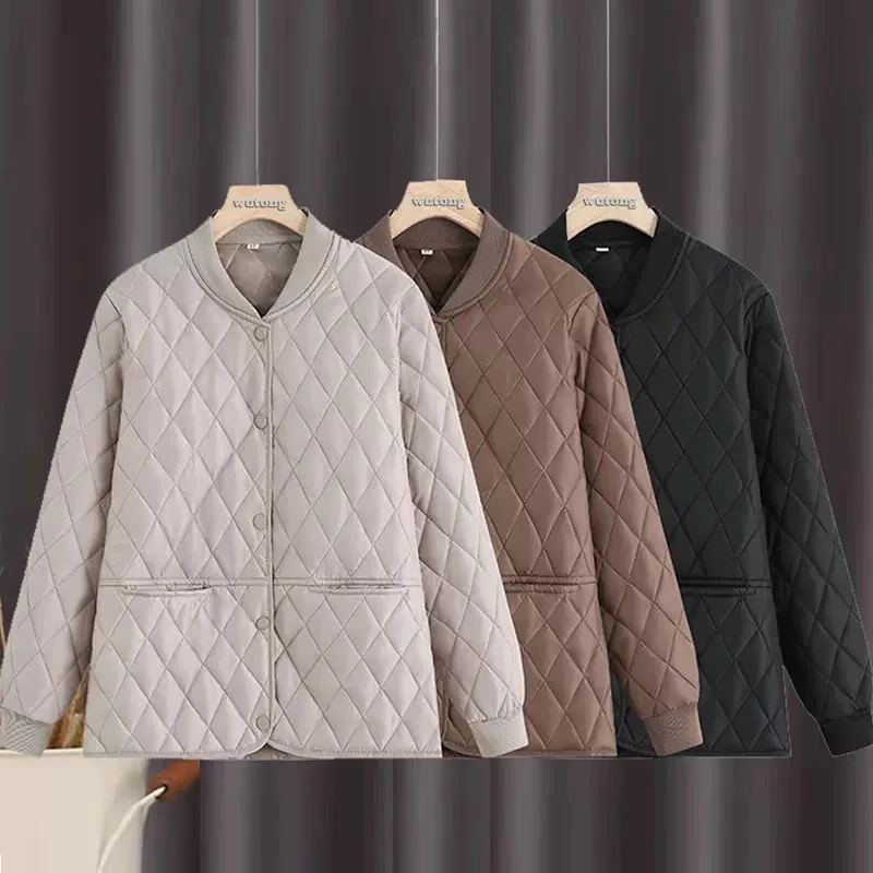 女士立领保暖棉袄外套