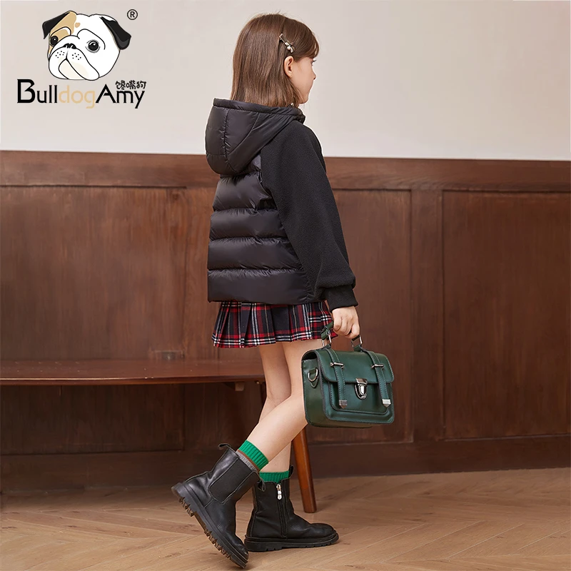 【直播间专享福利款现货】馋嘴狗YF924002女童羽绒服短款