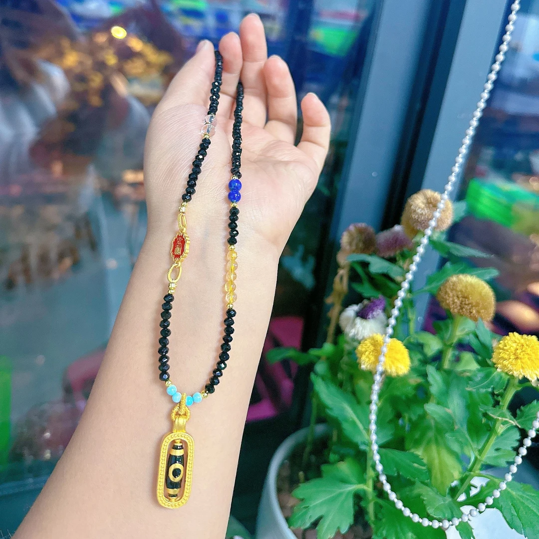 【莹莹专属】天然珠宝二眼项链M2840