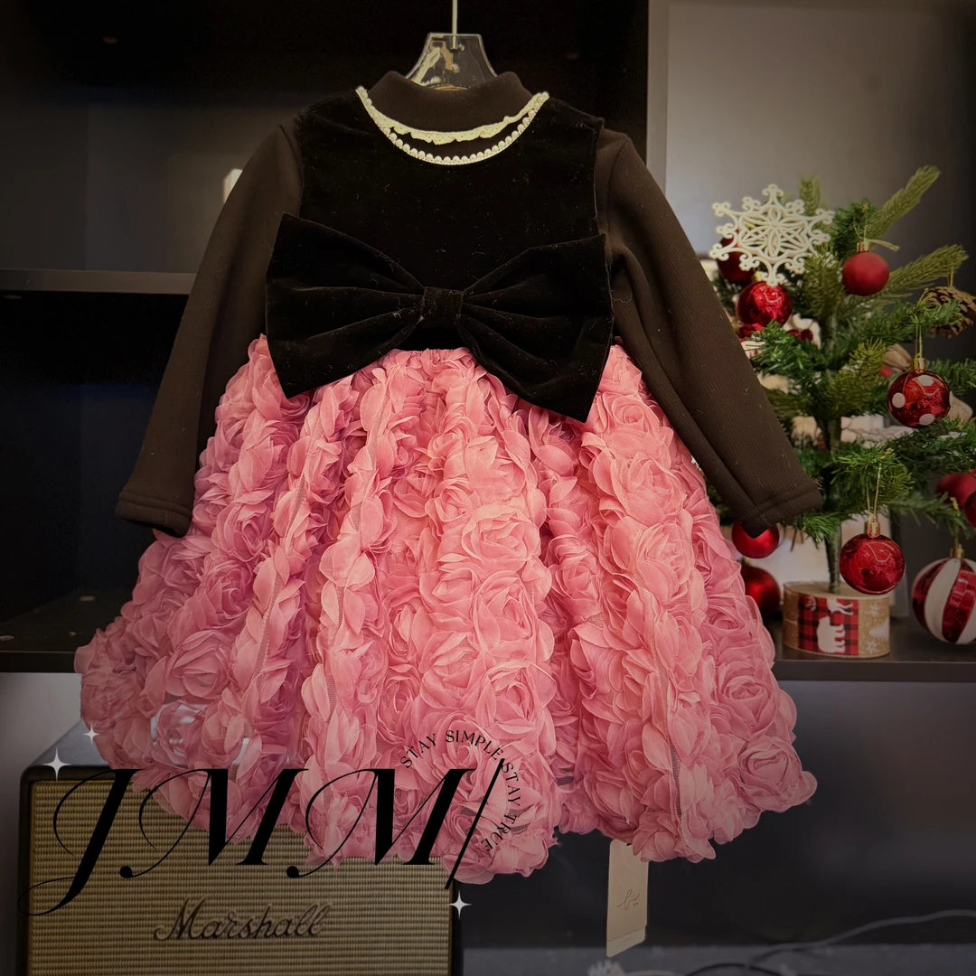 【玫瑰】F009设计师设计时尚走秀礼服裙