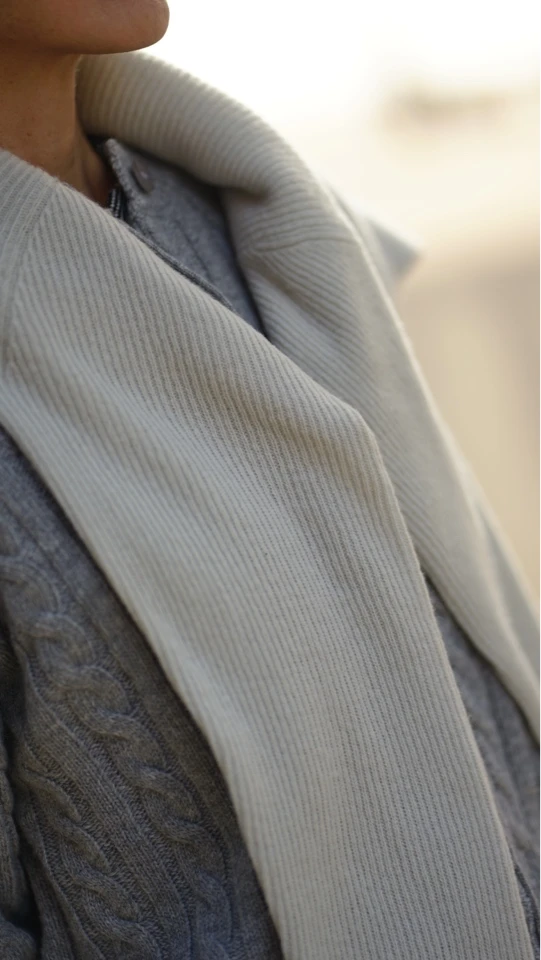 卓立•秦 荡领高领基础款毛衫MY23-232