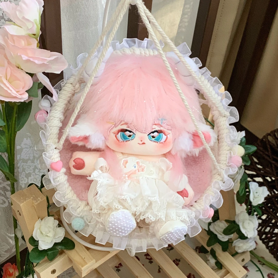漫可布棉花娃娃20cm桃可无属性正常体新兔毛炸毛毛绒玩具正版原创