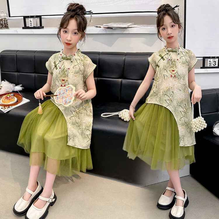 水仙花套装洋气国风