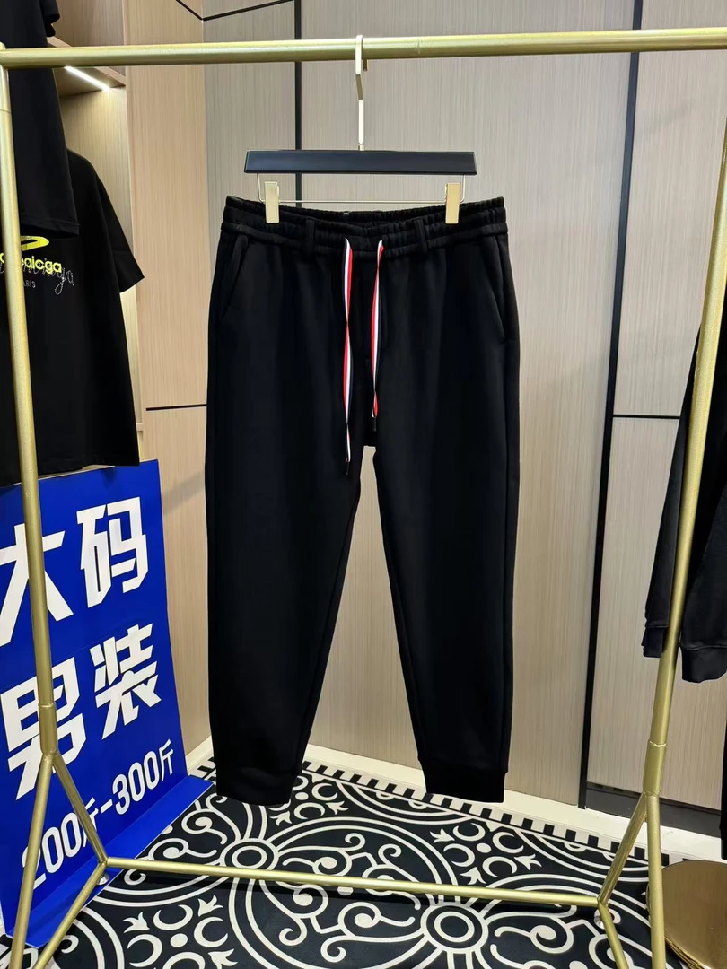 加绒厚长裤大码男装高腰时尚百搭一体绒 断码 38码 200斤