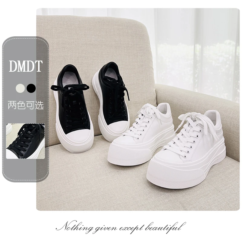 【DMDT潮牌】新品 “心动大作战”字母刺绣女休闲鞋23116-C05