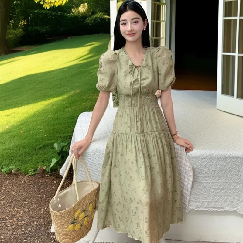 欣欣服饰夏季连衣裙显瘦法式收腰