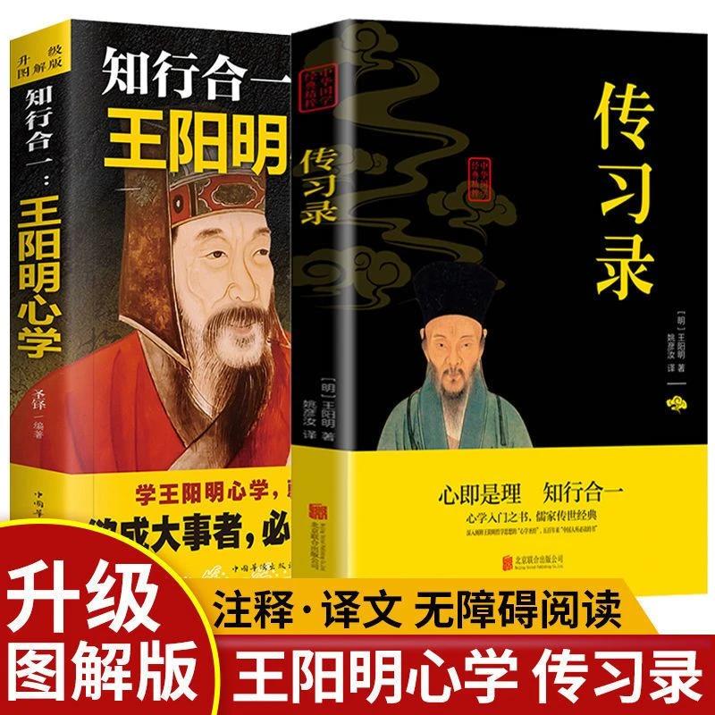 知行合一王阳明心学和传习录注释加译文人生哲理修身处世传习录