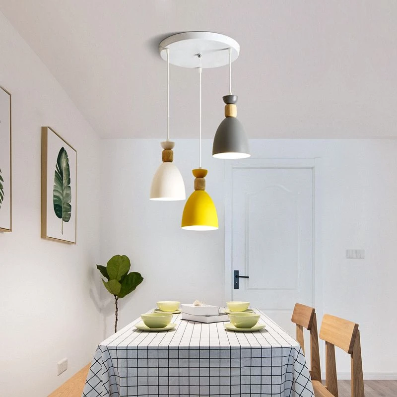 单头吊线灯简约现代北欧阳台床头餐桌灯吧台玄关极简创意长线吊灯
