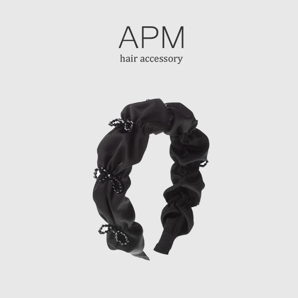 APM气质发箍百搭黑色时尚小众简约