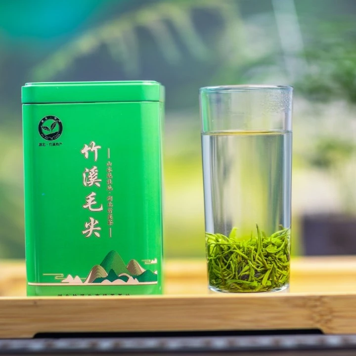 2025湖北竹溪高山云雾绿茶春茶口感浓郁茶汤透亮浓香可口198好喝