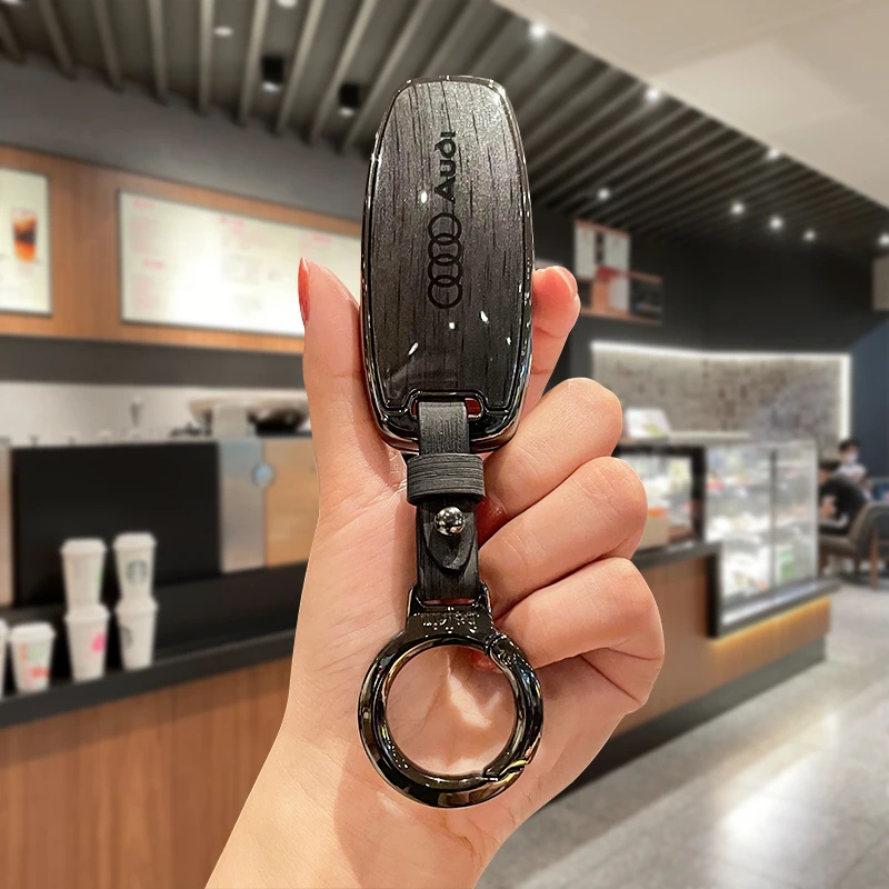 24款奥迪a6l钥匙套a3车a7壳q4etron扣q7高端a8新2024女士高档2023
