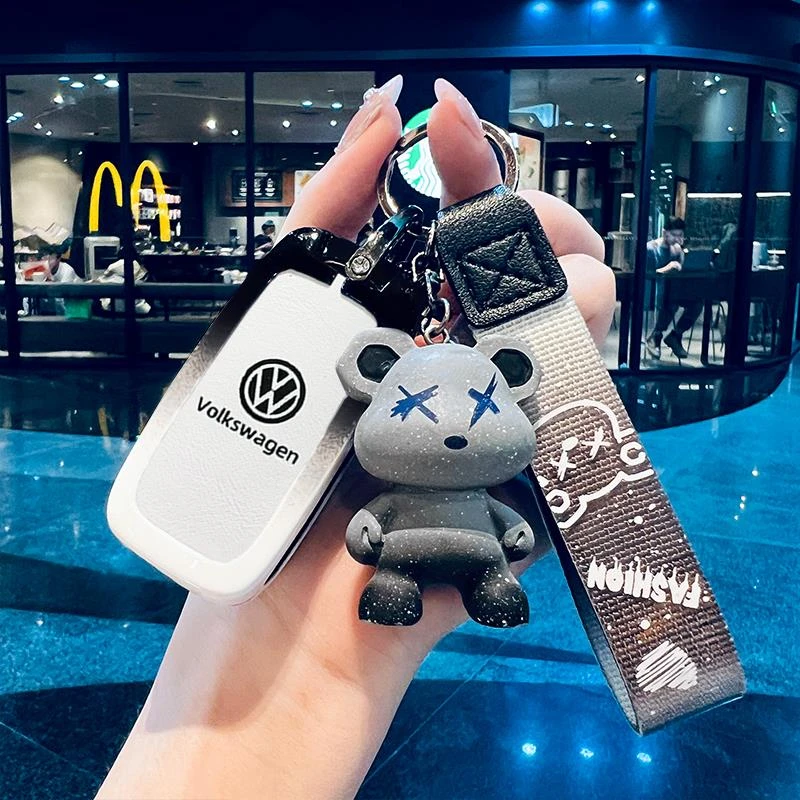 大众钥匙套桑塔纳甲壳虫宝来传奇速腾朗行蔚领途安捷达车扣壳男女